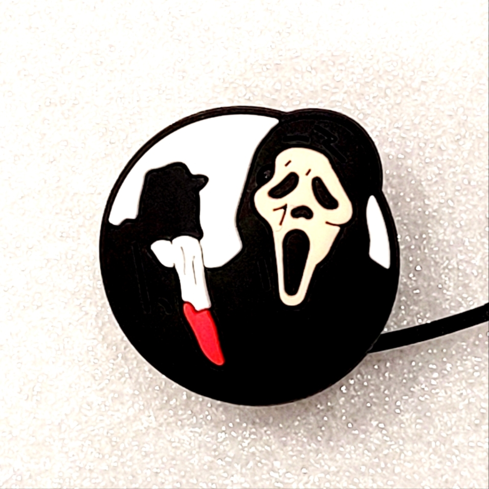 Ghostface Straw Topper